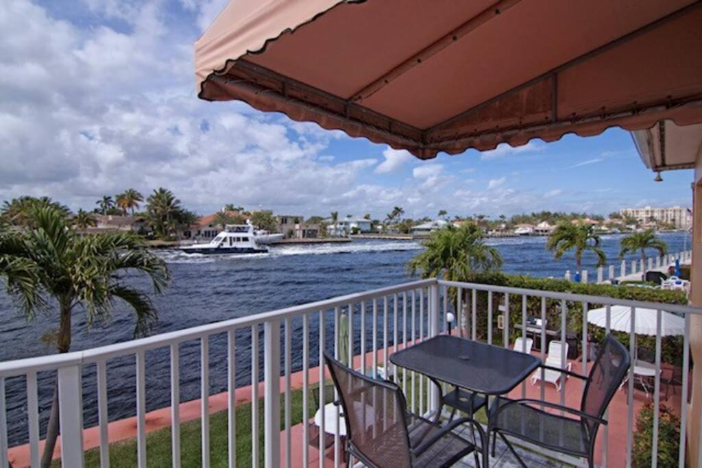 Aloha Apartments On The Intracoastal-Walk To The Beach ปอมปาโนบีช ภายนอก รูปภาพ